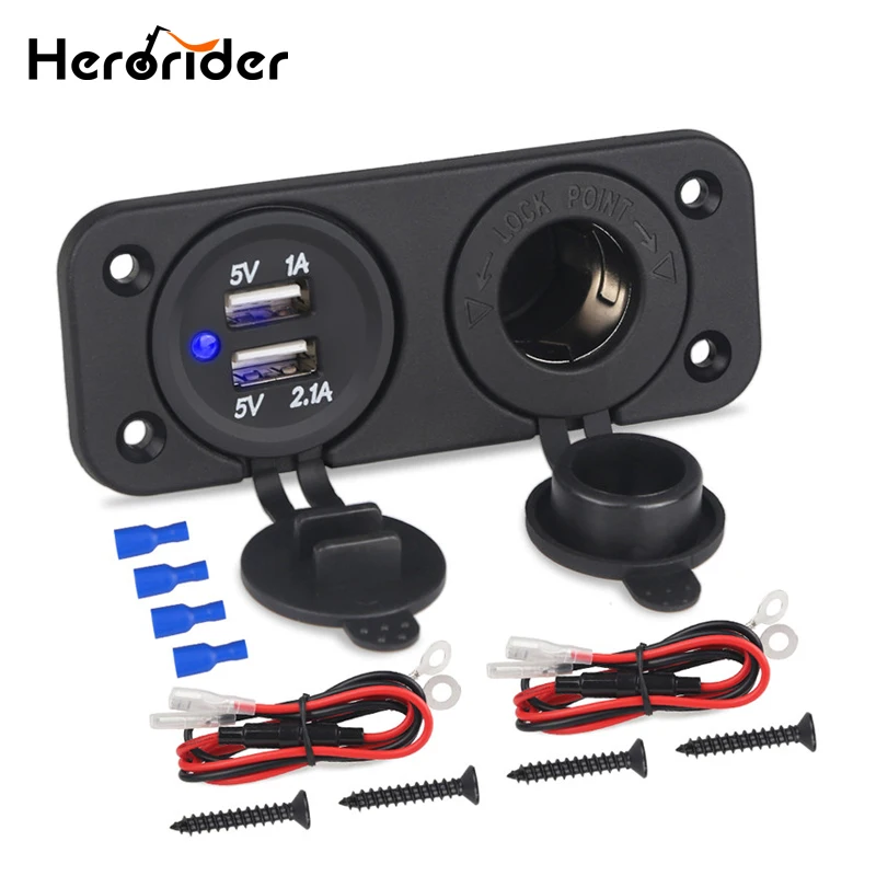

Universal Car Charger Dual USB Cigarette Lighter Socket Splitter 12V Charger Power Adapter Outlet Accessories For iPad Phone GPS