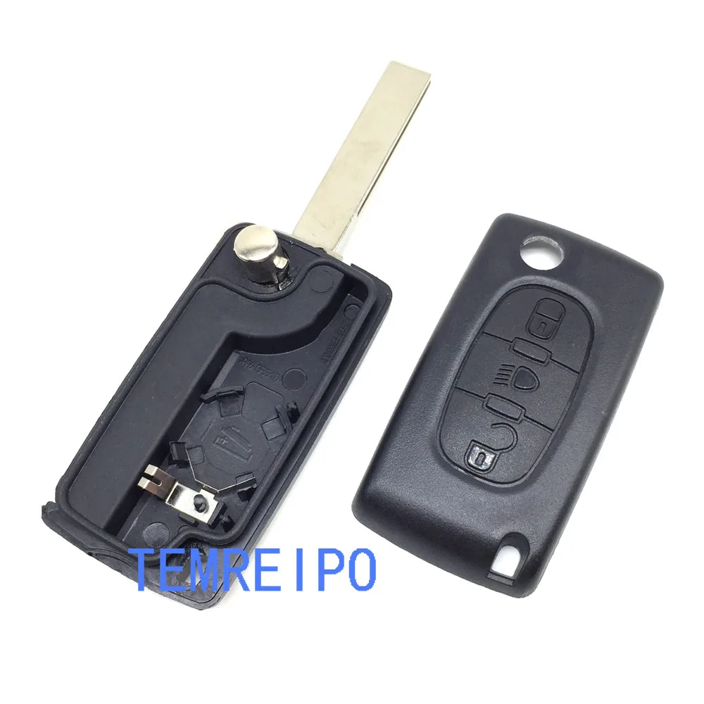 Раскладной чехол для ключа автомобиля с откидной крышкой Citroen c4 c3 c5 xsara picasso berlingo c8