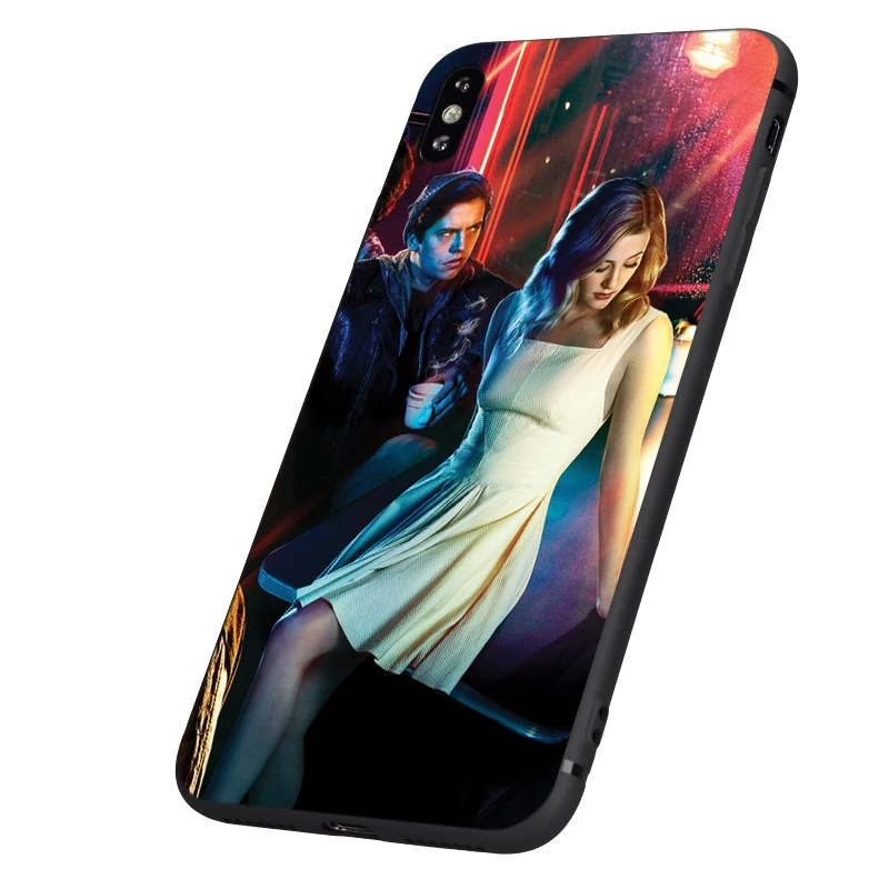 Черный чехол ТПУ для iphone 5 5s se 6 6s 7 плюс 8x10 чехол силиконовый чехол для iphone XR XS MAX ривердейл поп южной стороне Тупоголовым