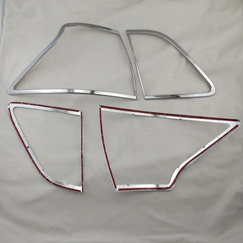 Для Toyota Crown 2003 2004 2005 2006 2008 ABS хромированная лампа для фары заднего света крышка отделка задний фонарь крышка 4 шт