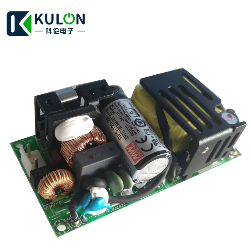 Зеленая печатная плата Meanwell RPS-120 AC/DC с одним выходом медицинский источник питания