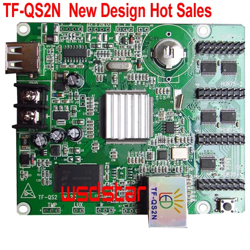 TF фusb + гигабитный Ethernet светодиодный контроллер экрана 256*128 512*64 4 * HUB75 полноцветная
