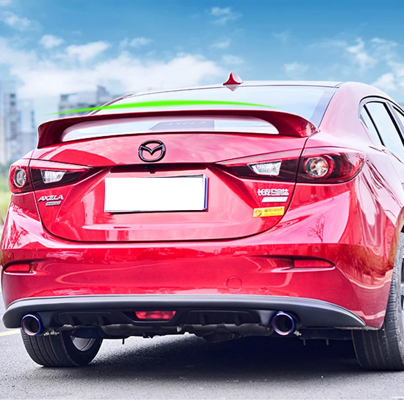 Для Mazda 3 Axela спойлер 2014 2015 2016 2017 M6 GT Стиль автомобильное украшение в виде