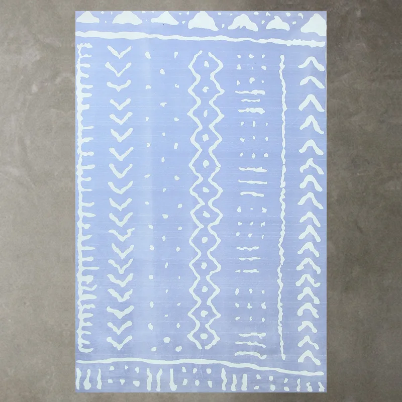 Ins Hot Fashion Carpets For Living Room Bedroom Kid Room Rugs Home Carpet Nordic Style Delicate Floor Mat Anti-Slip Area Rugs - Цвет: V
