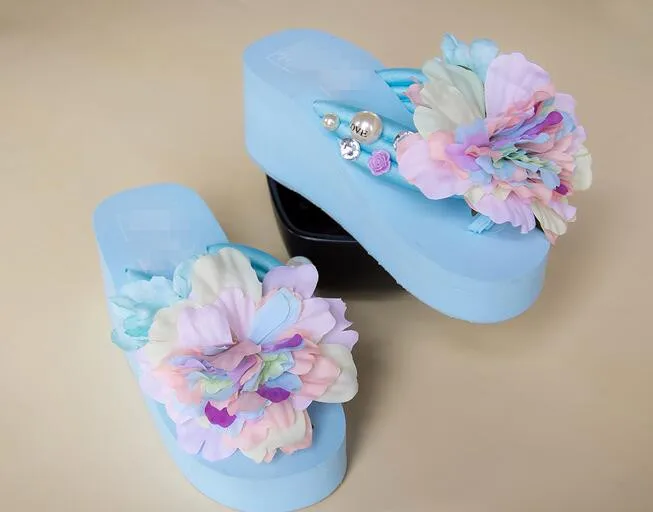 2017 г. специальное предложение женские сандалии шлепанцы удобные на танкетке