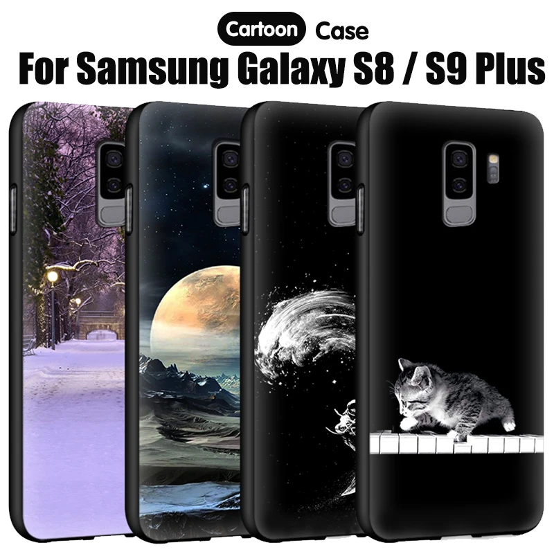EiiMoo чехол для телефона Samsung Galaxy S8 S 8 S8Plus Мягкий силиконовый S9 Plus 9 S9Plus ТПУ |