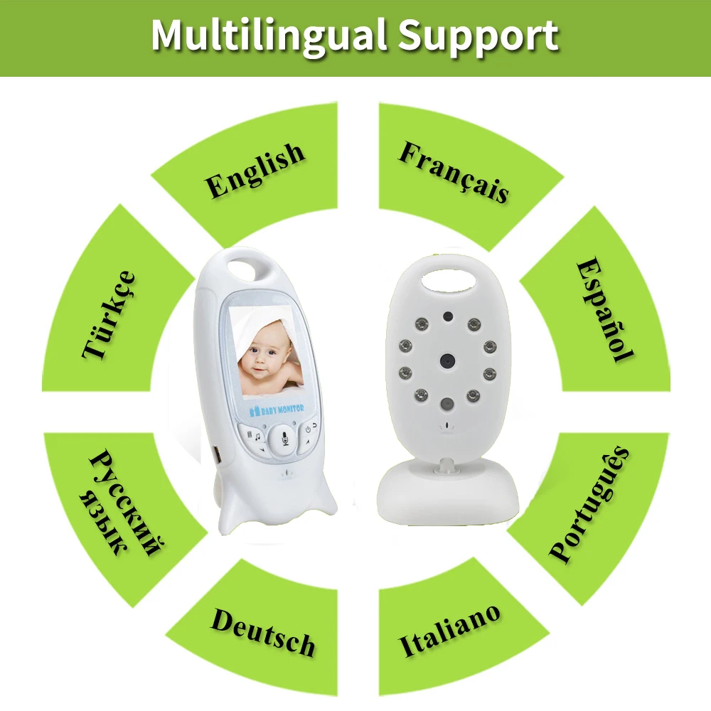Видеоняня с камерой VB601 беспроводная камера видеонаблюдения для младенцев Няня