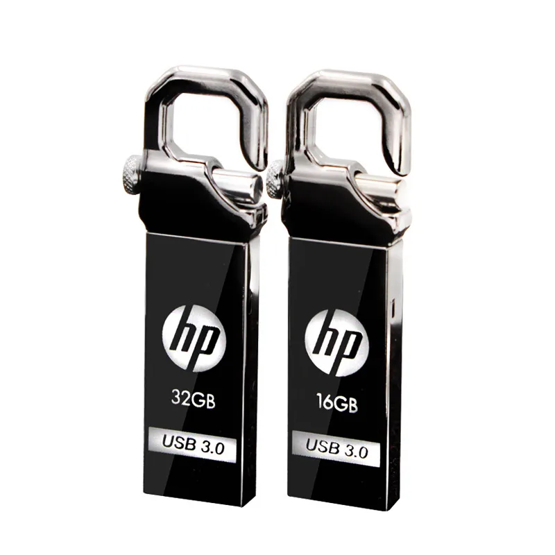 Hp USB флеш-накопитель 64 ГБ, флеш-накопитель, бесплатный подарок, карта памяти, сделай сам, логотип на заказ, Cle, USB3.0, 64go, флеш-накопитель, металлический usb диск 3,0