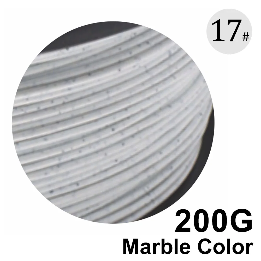 marble color Noulei шелковые блестящие 3D принтеры Pla нити 1,75 мм 200 г шелковистый богатый блеск 3d материалы для печати - Цвет: marble color