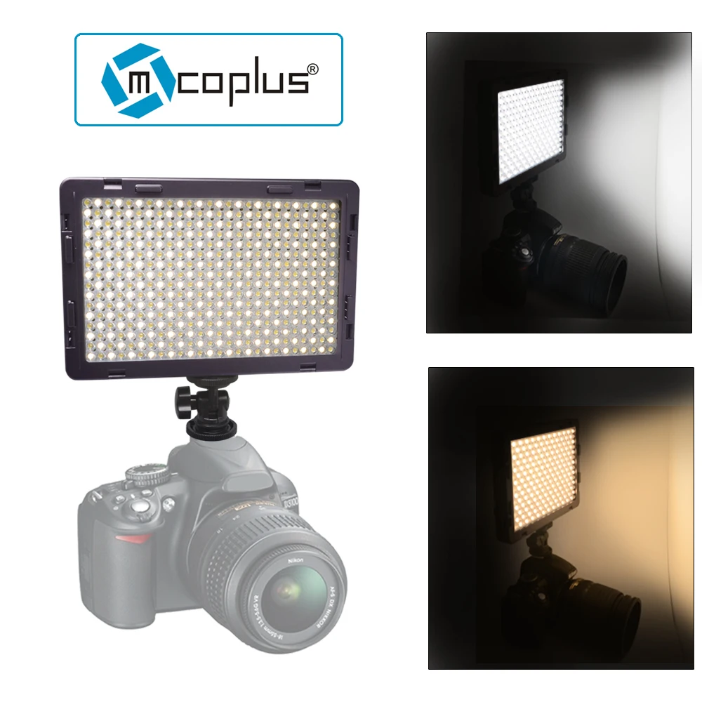 

Mcoplus LED-410B CRI95 + двухцветный Ультратонкий свет для камеры Canon Nikon Pentax Panasonic Sony Samsung Olympus DSLR