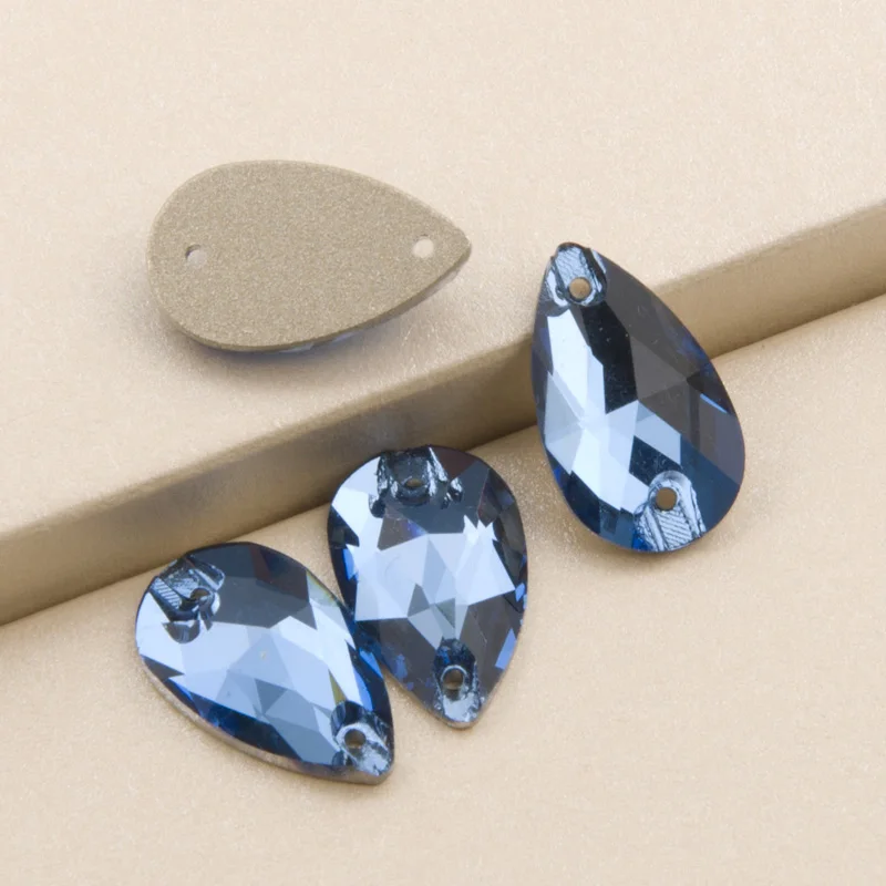 Сапфир больше размеров 3230 супер блестящие стразы для шитья кристалл плоская