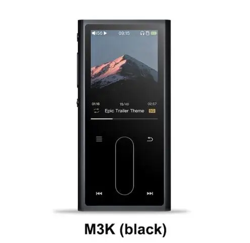 Black FIIO M3K мини Hi-Fi Hi-Res без потерь портативный музыкальный плеер MP3 AK4376A ЦАП чипы Высокая точность Поддержка функция записи - Цвет: Black