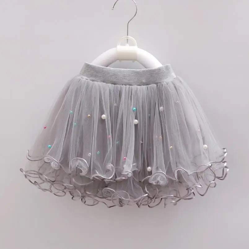 Юбки-пачки с жемчужинами для маленьких девочек юбка-пачка принцессы танцев