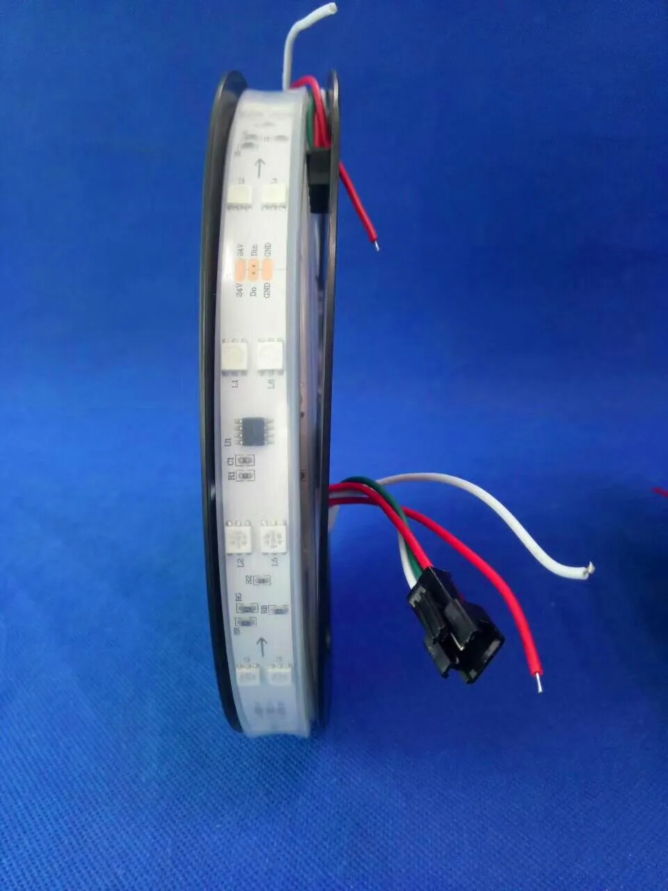 Светодиодная Пиксельная лента 5 м DC24V SM16703 (аналогичная WS2811 60 Светодиодный s (10