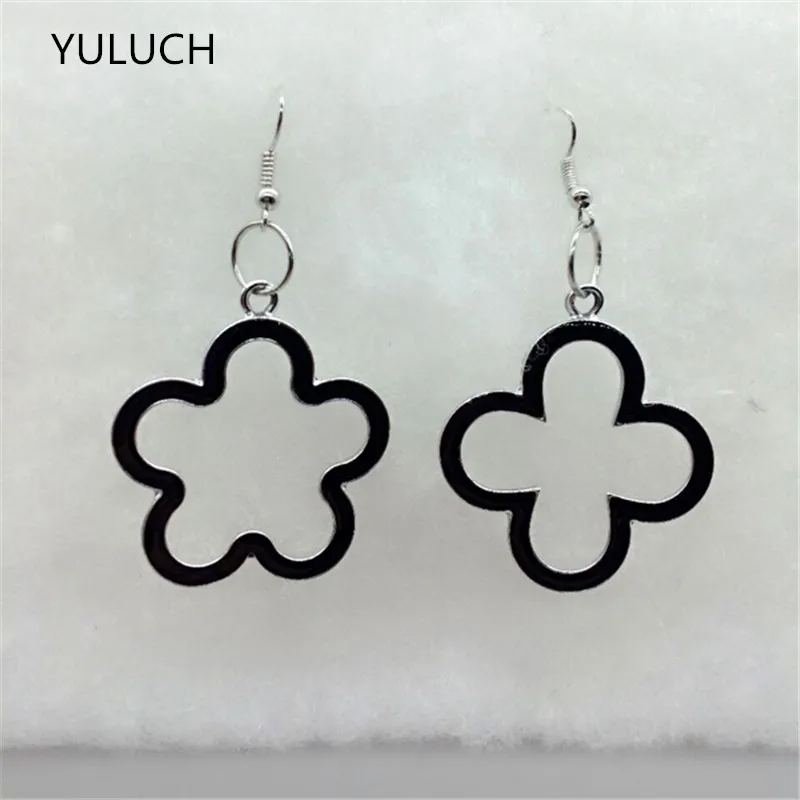 Женские винтажные серьги в форме веера роскошные яркие из Южной Кореи со