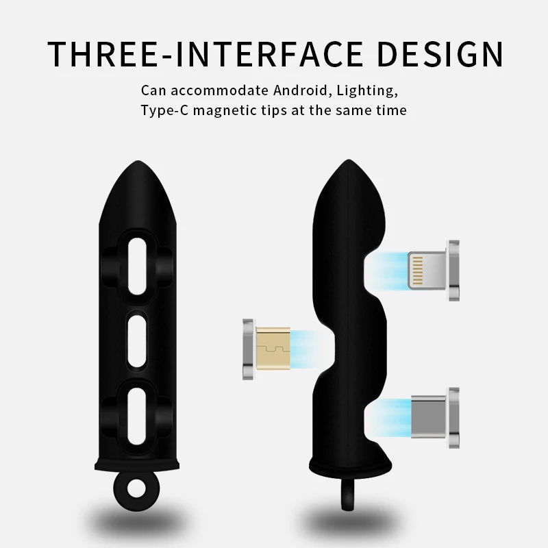 Магнитные кабельные разъемы GREENPORT портативный блок Type C Micro USB адаптер для быстрой