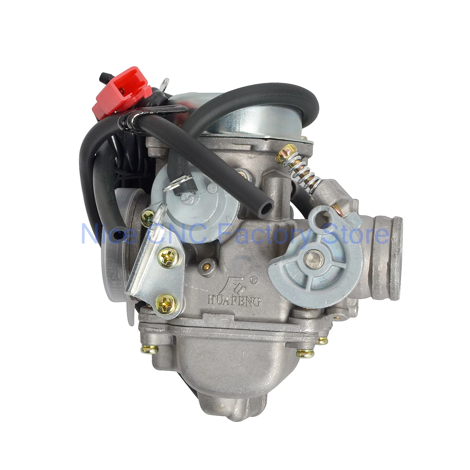 Карбюратор KUNFU 24 мм для GY6 125cc 150cc ATV картинга мопеда и скутера|carburetor 24mm|24mm carburetor125cc