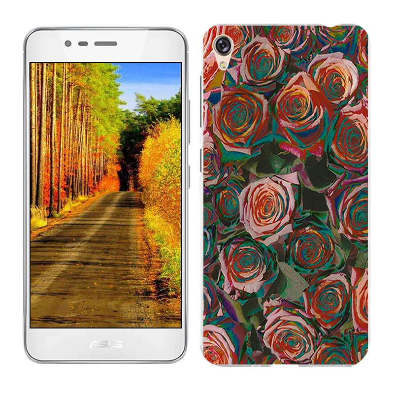 Мягкий чехол из ТПУ для Asus Zenfone Live ZB501KL 5 0 дюйма модный окрашенный защитный
