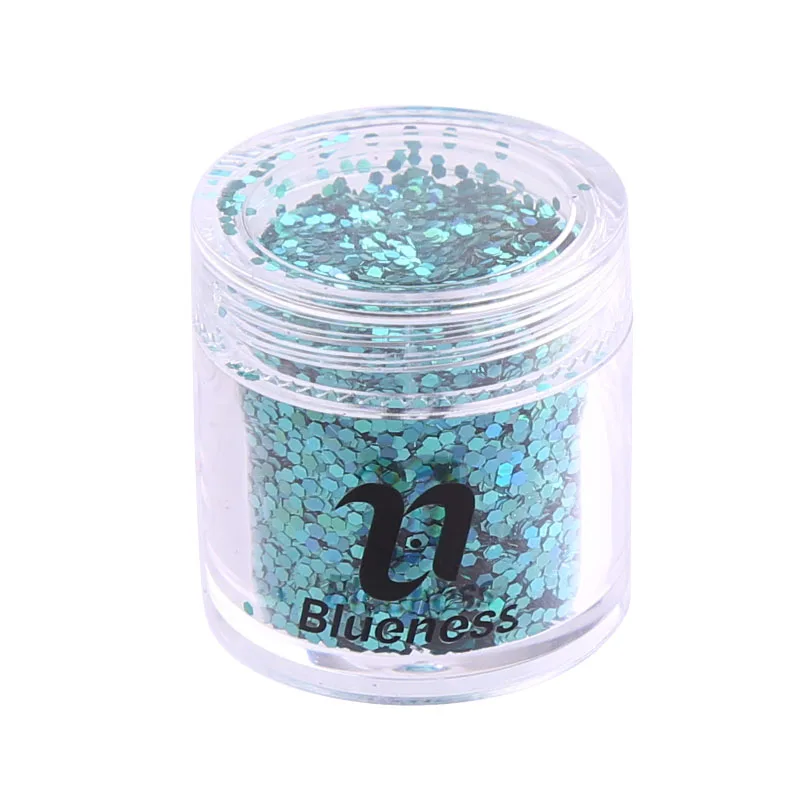Акриловый цветной Блеск 3D для дизайна ногтей 4 шт./компл. 1 мм УФ порошок Гель лак