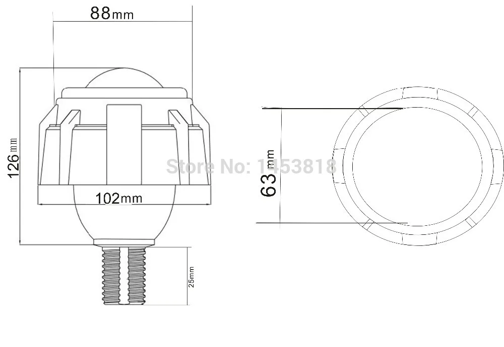 2 шт. 8 &quotдюймов HID Bi Double фара Объектив Проектора Комплект lenses12v 24 В для H1 H3 H7 H11 9005 9006