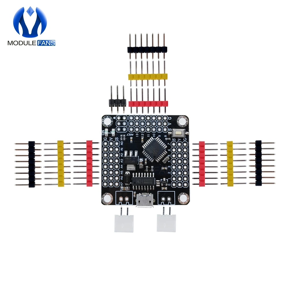 Плата микроконтроллера CH340 CH340G Micro USB NANO V3.0 3 0 Atmega328 Pro Mini Strong Module Atmega328P совместимая