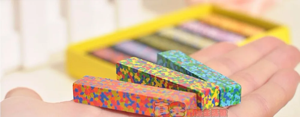 6 шт. новые магические цветные карандаш блок пастельных оттенков с камуфляжной