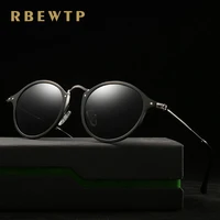 rbewtp aluminum magnesium frame mens sunglasses polarized round sun glasses men eyewear accessories for women uv400 lens