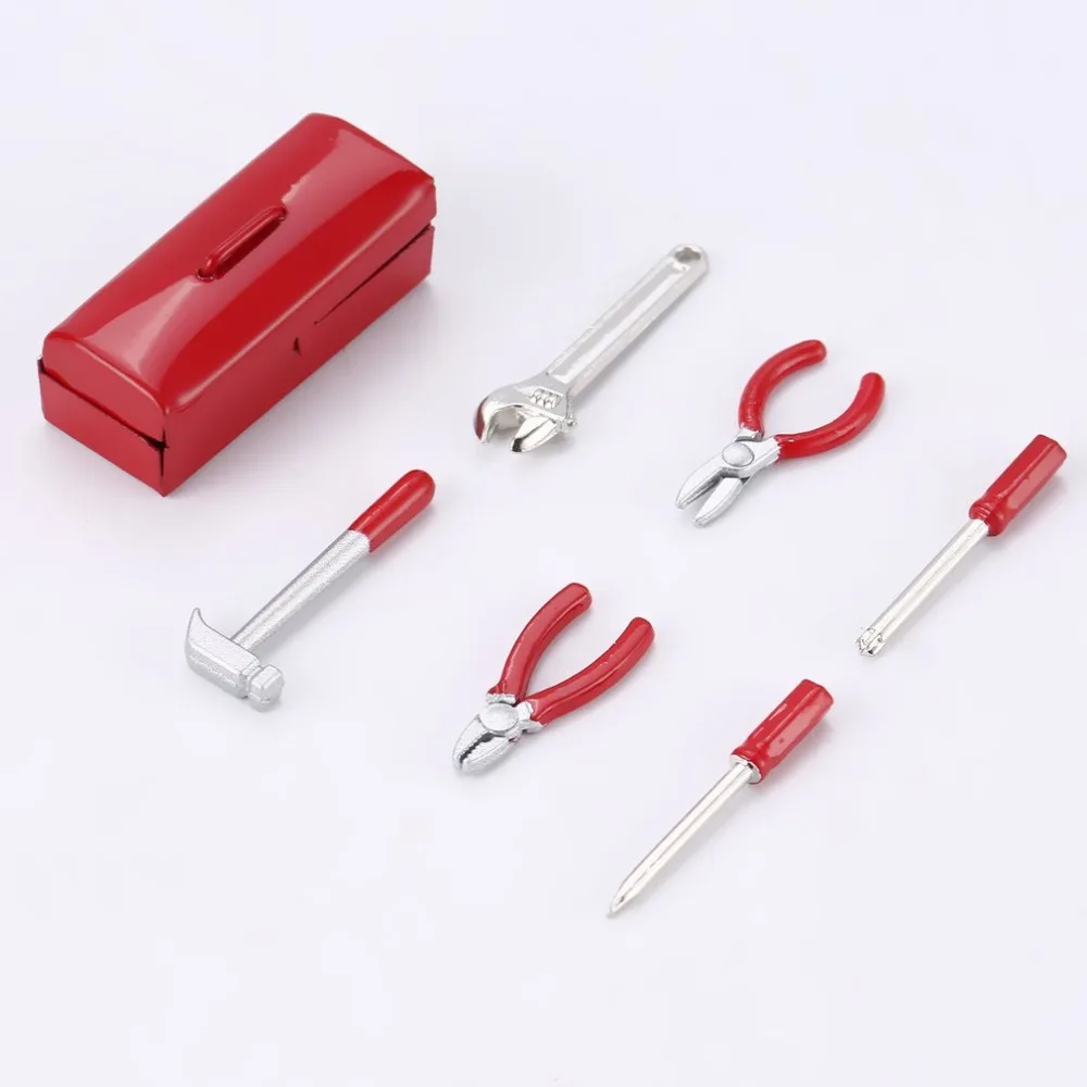 10013A Mini RC Decoration Tool Set Box Case Kit Accessories Part for 1/10 Car Crawler Axial SCX10 RC4WD D90 D110 TF2 | Игрушки и хобби