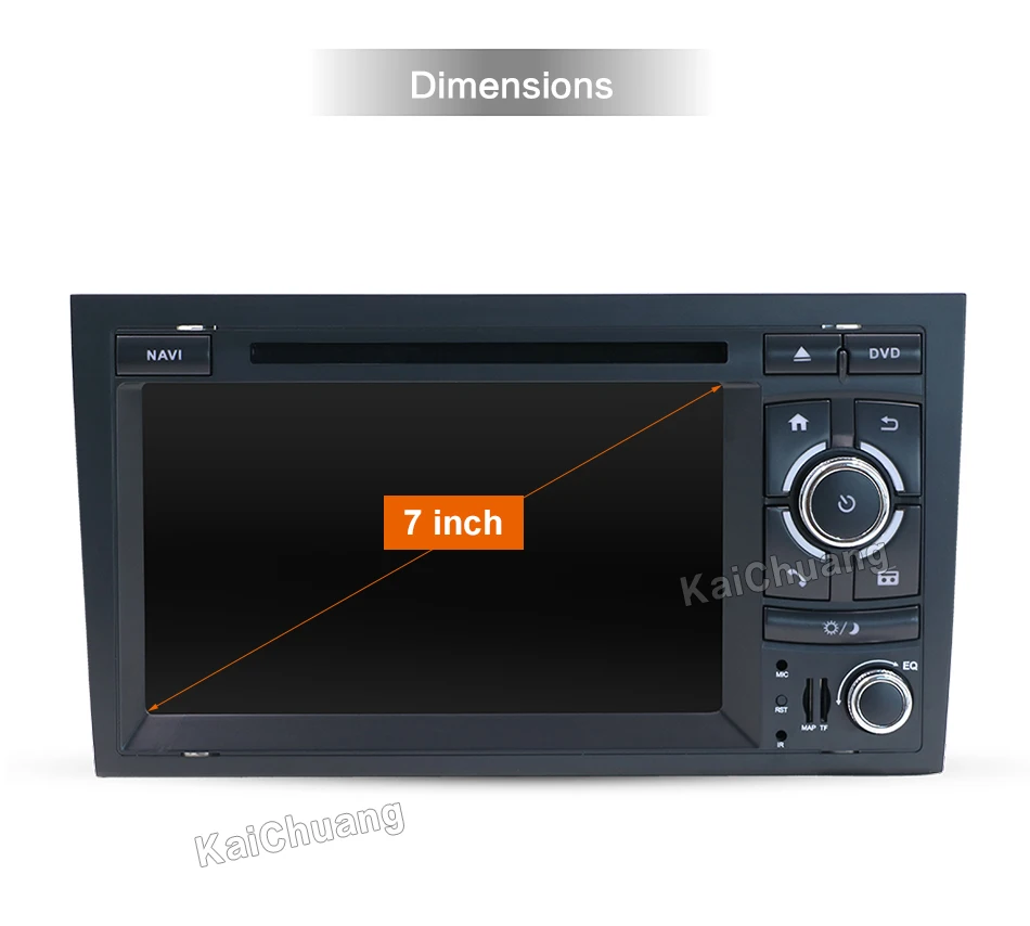 OCTA 8 CORE 2 DIN Android 9,0 автомобильный dvd-плеер для AUDI A4 gps стерео Мультимедиа Навигация радио приемник магнитофон wifi BT