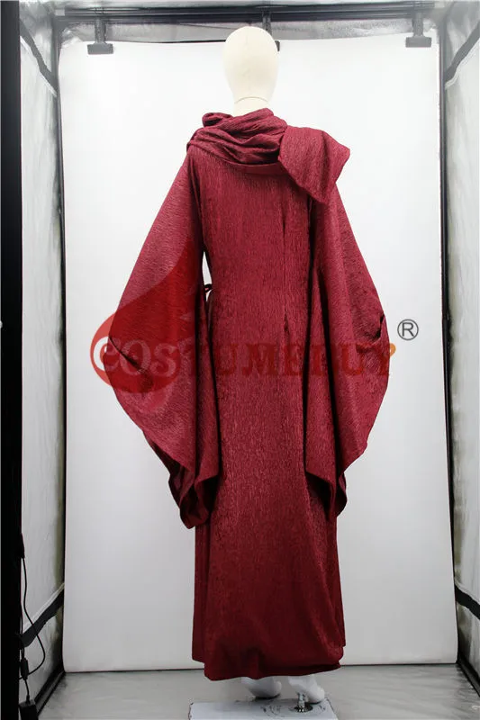 CostumeBuy Игра престолов Косплей красная женщина Melisandre костюм наряд косплей Хэллоуин Карнавал изготовленные на заказ костюмы