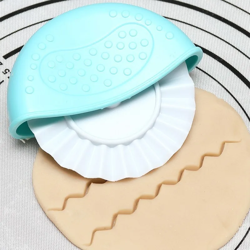 1Set Pizza Rolling Cutter Wave Dot Zipper Cut Regular Embossing Roller DIY Plastic Pastry Wheels Knife Kitchen Baking Tool | Дом и сад