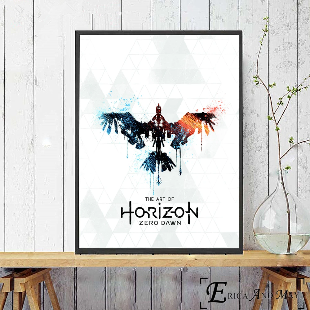 Horizon Zero Dawn игра художественный плакат и печать холст Художественная живопись настенные картины для гостиной украшение домашний Декор без рамки