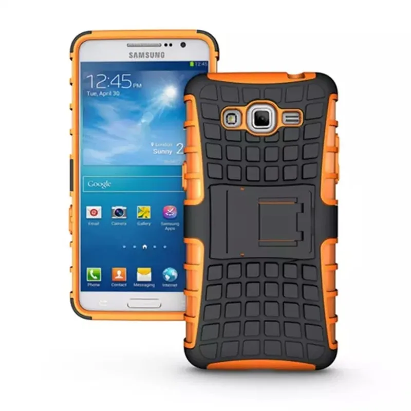 Двойной жесткий силиконовый защитный чехол для samsung Galaxy Grand Prime чехол G530 G530H G531 G531H G531F 3D чехол s для SM-G530h G530f