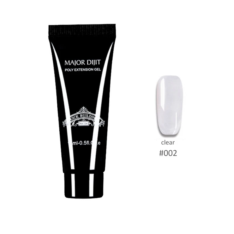 Поли быстрое строительство гель UV Типсы для наращивания ногтей Книги по