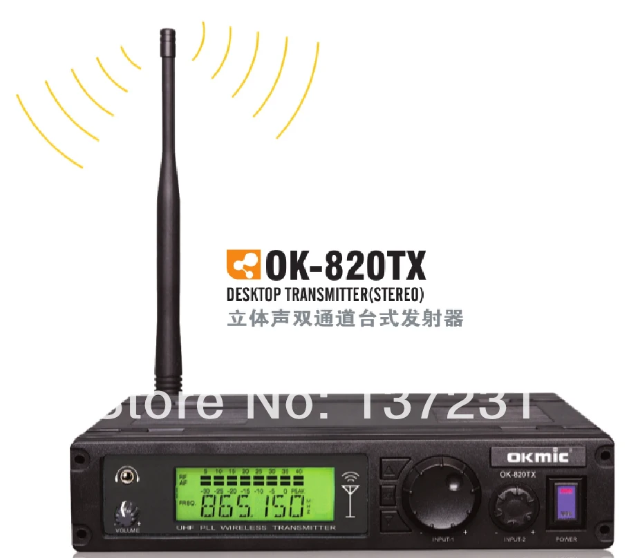 Высококачественный передатчик okmic 820TX 32R ПЕТЛИЧНЫЕ приемники Беспроводная