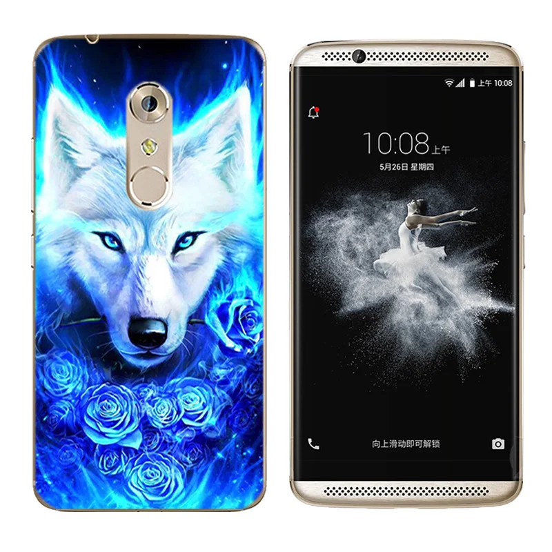 Для ZTE Axon 7 задняя крышка модный дизайн 5 дюймов Тонкий чехол для телефона