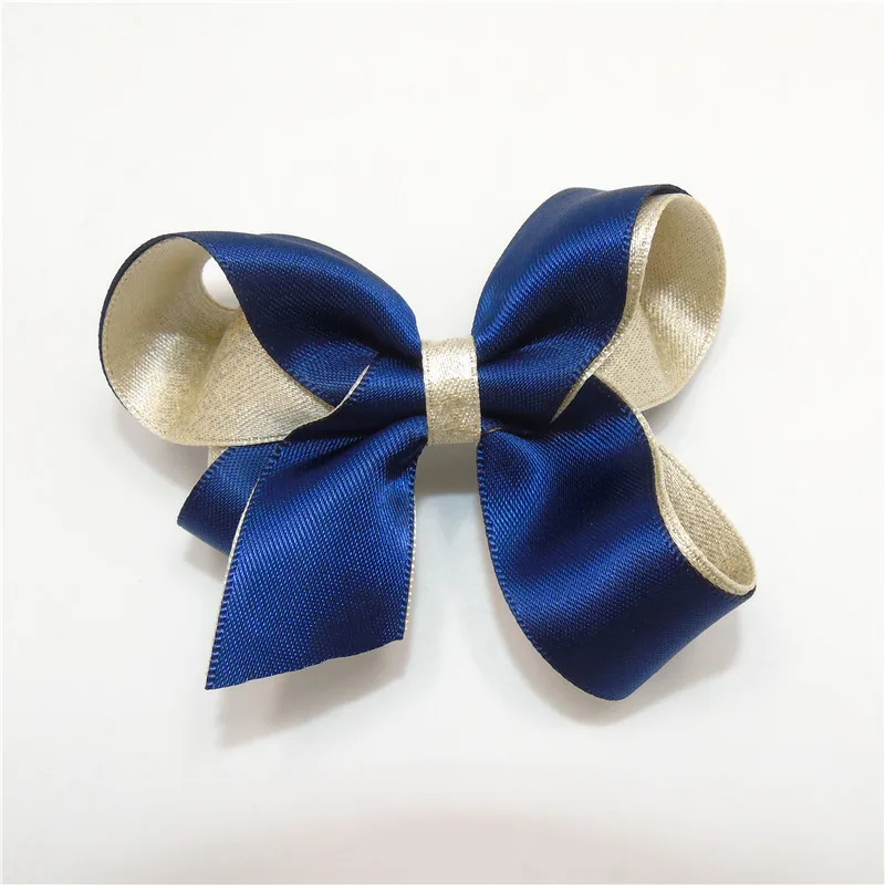 20 шт./лот хит продаж заколки для волос с бантом роскошный атласный бант из