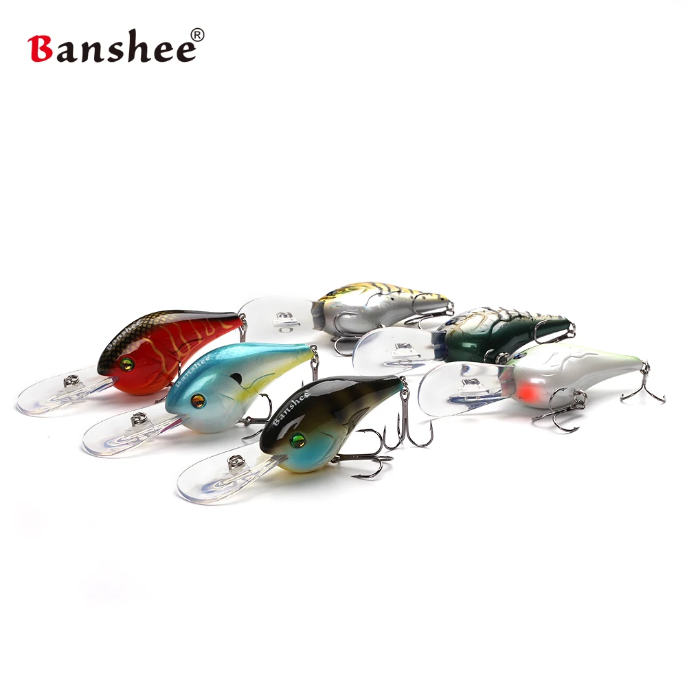 Banshee 6 шт./лот 75 мм 24 г VC02 рыболовная жесткая приманка Chub круглая Щука Walleye Bass