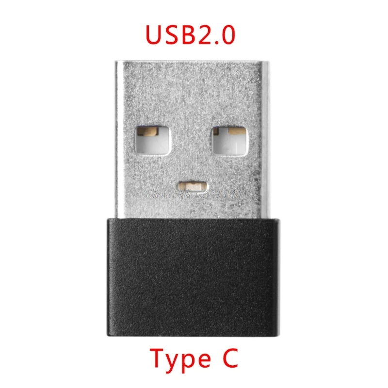 Переходник с USB 2 0 папа на 3 1 мама адаптер для зарядки передача данных Прямая