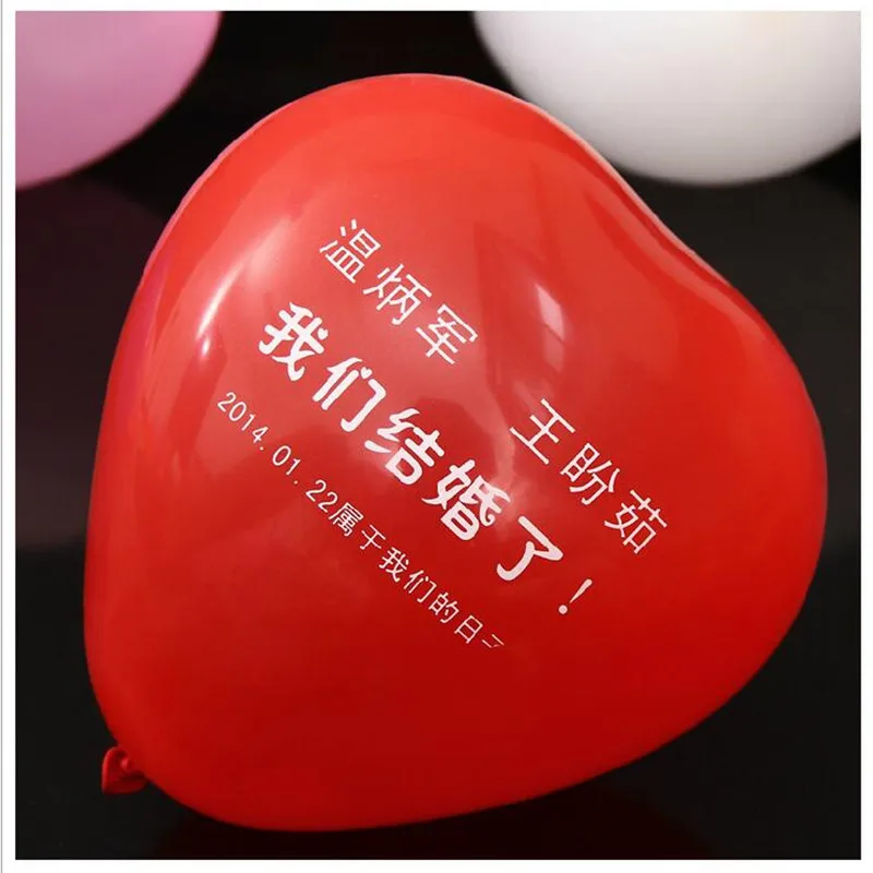 2 г пользовательские печатные рекламные воздушные шары матовые импортные в форме