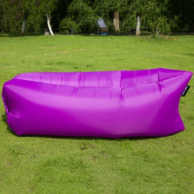 purple Легкий спальный мешок водонепроницаемый пневмоподушка ленивый диван спальные мешки для кемпинга воздушная кровать взрослый стул для пляжного отдыха складной CE2075/10 - Цвет: purple