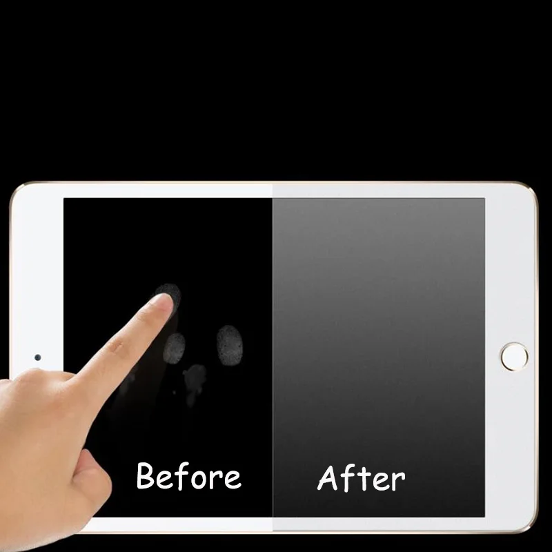 Full Cover Matte Frosted Tempered Glass For Apple iPad 5 6 iPad Air 1 2 Mini 4 5 9.7 Tablet Screen Protector Film