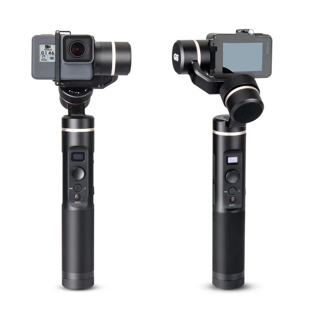 Feiyu G6 3 оси брызг ручной карданный стабилизатор для экшн-Камеры GoPro Hero 6/5/4/3 sony RX0 Yi камера 4K экшн-камеры+ штатив+ пластина