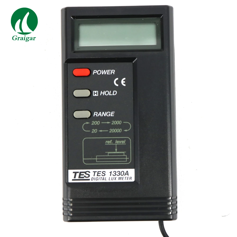 TES 1330A цифровой Люкс метр световая яркость люксовый 3 1/2 цифра ЖК