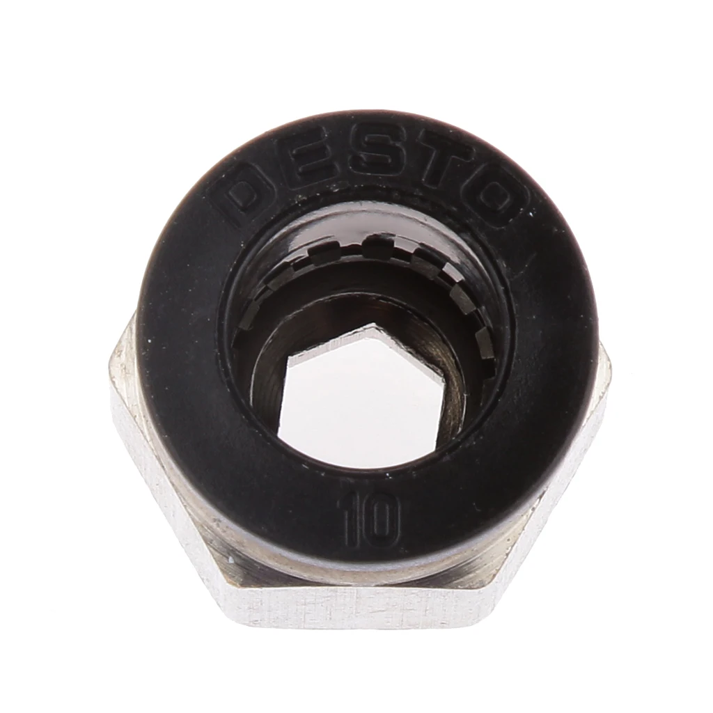 10 шт. прямой соединитель трубки OD мм 3/8 ''до 1/4'' BSP резьба Пневматические