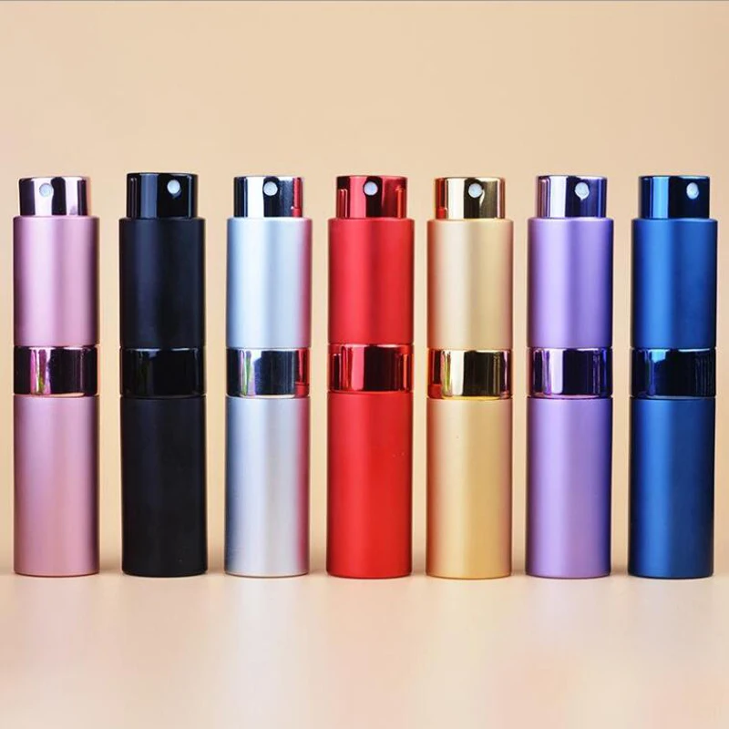 100 Мода 15 мл Путешествия Мини флакон духов распылителя Parfum поворотный бутылки для