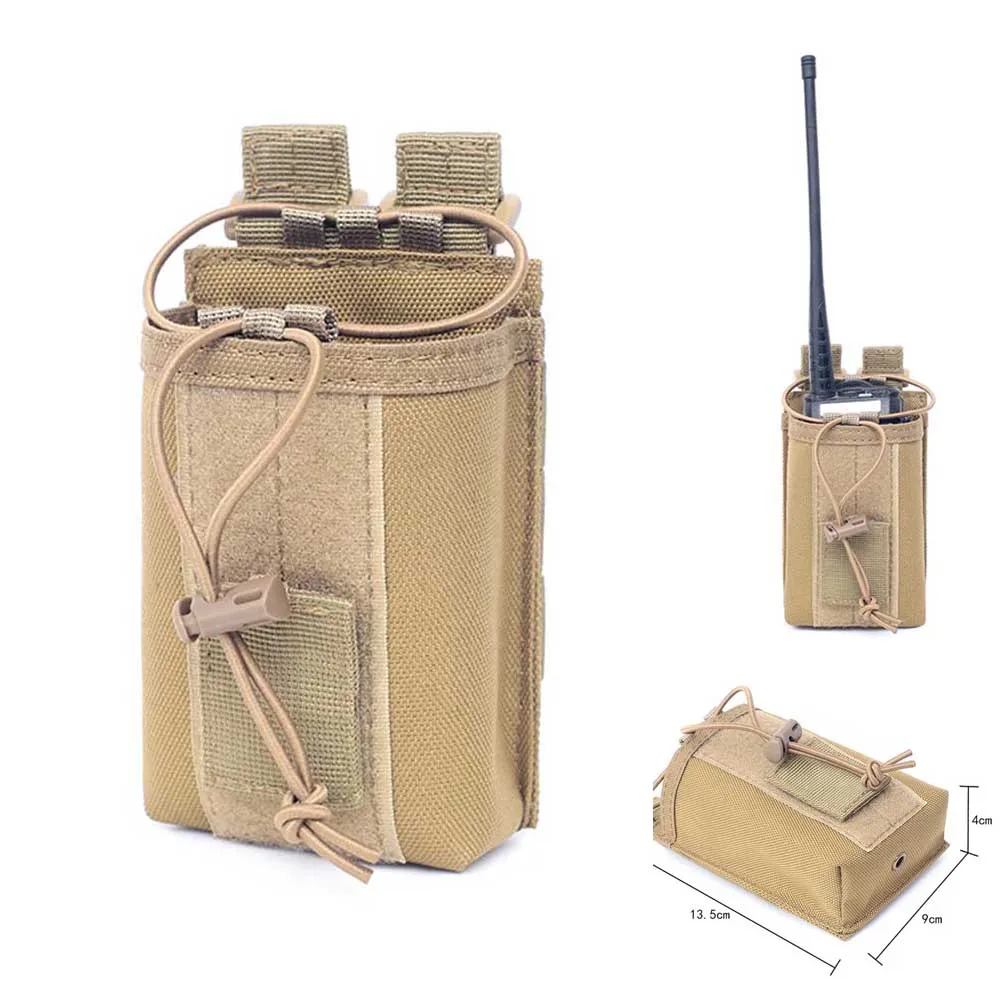 Тактическая Сумка Molle для раций военные мешочки радио журнал повседневная