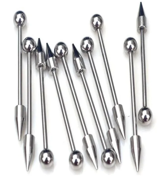 85 шт./компл. ногти на язык из нержавеющей стали для губ брови ногтей носовые