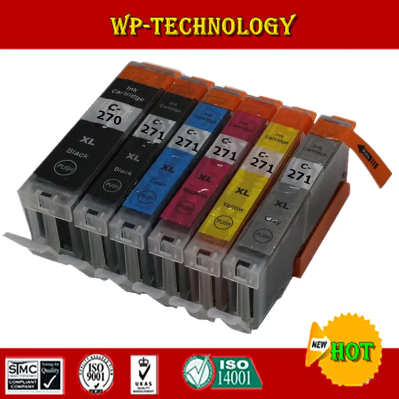 Совместимый чернильный картридж для PGI 270 CLI 271 PGI270 CLI271 Костюм Canon PIXMA MG7720 и т.