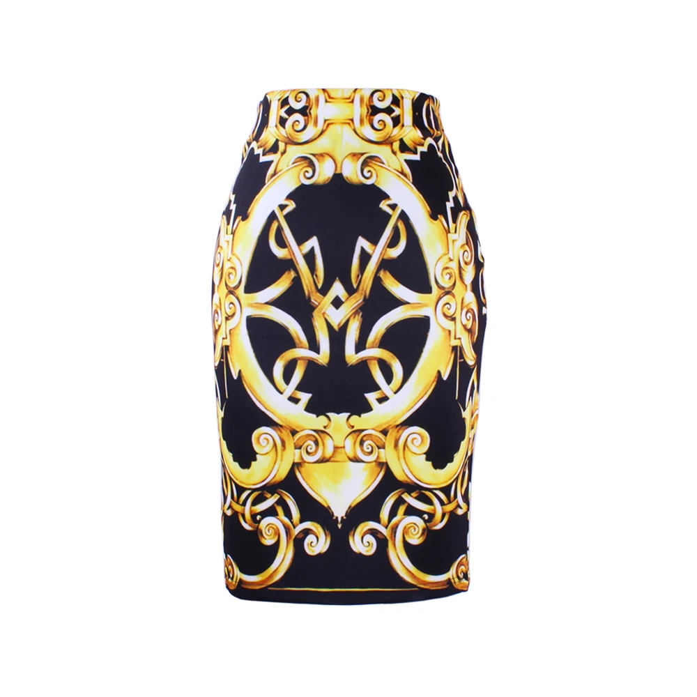 Женская облегающая юбка карандаш в западном стиле и ретро женские юбки средней